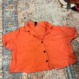 Cropped Wild Fable button down